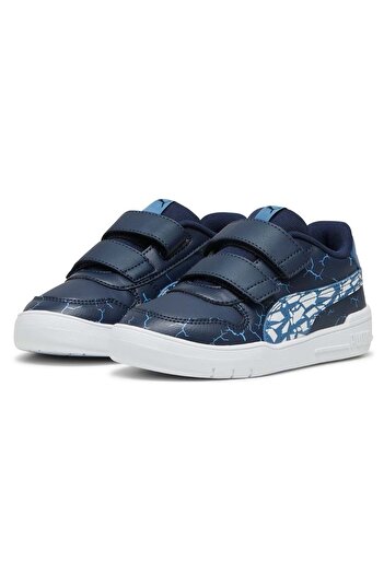 Puma Multiflex SLIcy Moster V Inf 398013 İlk Adım Bebek Ortopedik Çocuk Spor Ayakkabı LACİVERT