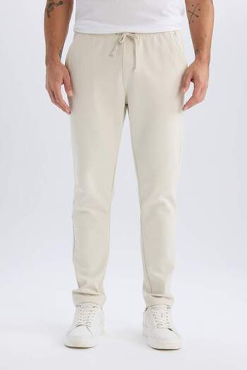 DeFacto Jogger Pantolon Esnek Basic Düz Beli Bağcıklı Cepli Düz Paça C6022ax25sp