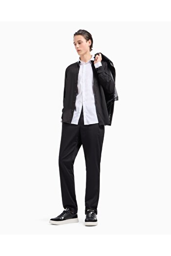 Armani Exchange Erkek Pamuklu Chino Slim Fit Siyah Pantolon 8NZP20 ZN1RZ-1200