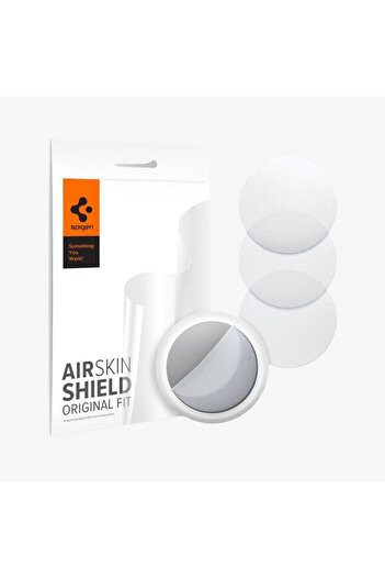 Spigen Airtag Protector - Matte Clear Air Skin Shield with 4-Piece Hd Protection Detail - Afl03151