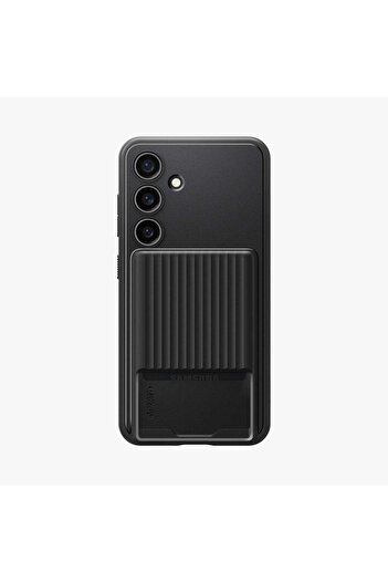 Spigen Galaxy S24 Plus Kılıf Liquid Slot Matte Black - ACS07336
