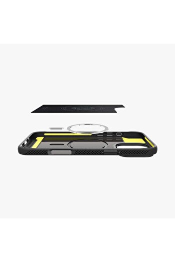 Spigen iPhone 16 Pro Max Kılıf Rugged Armor MagFit MagSafe özellikli Matte Black - ACS07986