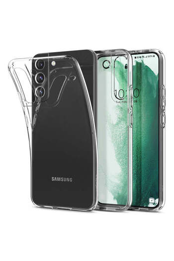 Spigen Galaxy S22 Plus 5G Kılıf Liquid Crystal 4 Tarafı Tam Koruma Crystal Clear - ACS03950