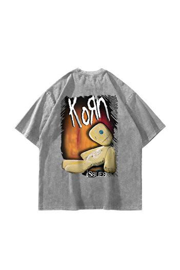 Sekizbiraltı Μπλουζάκι Unisex Oversize με λευκό κέρατο που πλένεται