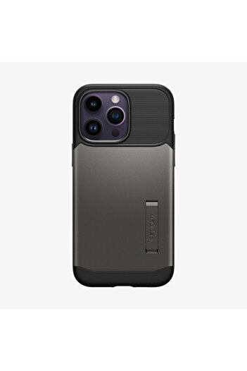 Spigen Husa pentru iPhone 14 Pro Slim Fit - Gunmetal ACS04672