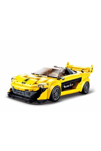Sluban Model Bricks Series, English Super Car Building Set 283 Pieces, with Sluban Minifigures