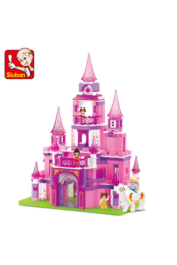 Sluban Girl's Dream Series - Castle Building Blocks 472 PCS with 4 Mini Figures