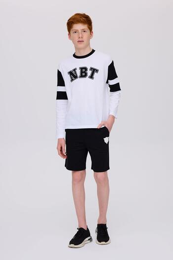 Nebbati BG Store Λευκό μπλουζάκι για αγόρι