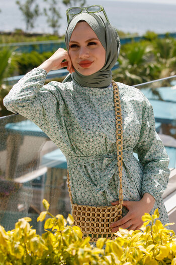 TOFİSA 10422-gray Dress