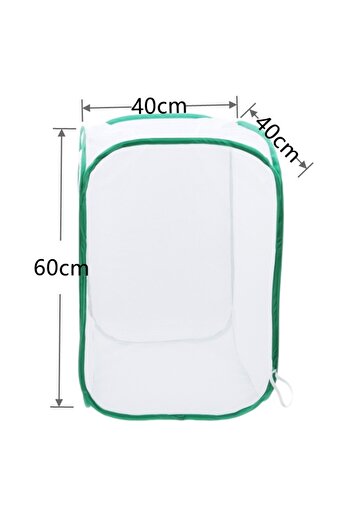 Choice 40-40-60cm Collapsible Insect Cage Mesh Habitat Bird Butterfly Mantis Stick Grid Breeding Cricket Ne