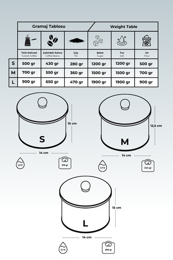 EVLE Erb30u4 Round Box Ø140, Knob Handle, Set of 3, Terrazzo