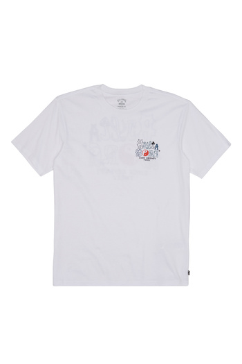 BİLLABONG Worded Tees Ανδρικό Λευκό T-Shirt ΑΝΔΡΙΚΟ T-SHIRT ABYZT02273