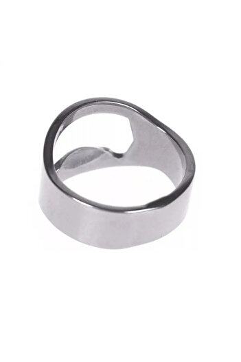 Choice silvery Mini Can Opener Stainless Steel Bottle Opener Ring-shape Bottle Beer Opening Remover Kitchen