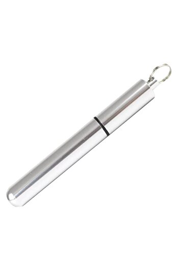 Choice 86x11mm 1 Piece Aluminum Alloy Portable Rustproof Stand For Toothpick Outdoor Household Travel Seal