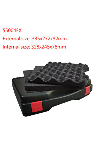 Choice1 55004FX Multifunctional Hardware ToolBox Portable Plastic Instrument Case Notebook Protective Storag