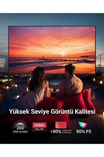 Anker Nebula Capsule 3 Akıllı Taşınabilir Projeksiyon Cihazı - 1080P - D2425