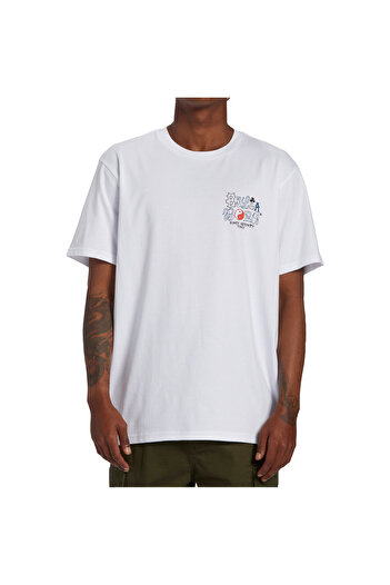 BİLLABONG Worded Tees Ανδρικό Λευκό T-Shirt ΑΝΔΡΙΚΟ T-SHIRT ABYZT02273