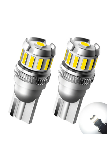 Choice 6500K White AUXITO 2Pcs Canbus T10 LED White W5W LED Bulb No Error Car Interior Trunk Lights Side Ma
