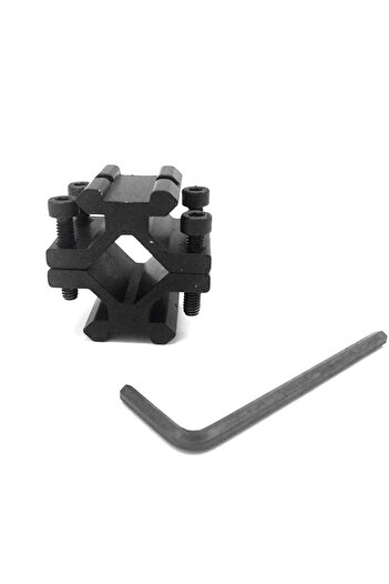 Choice Black 1 Pcs Tactical Adjustable Universal Rail 20mm Rail Barrel Mount For Picatinny Weaver Scope Fla