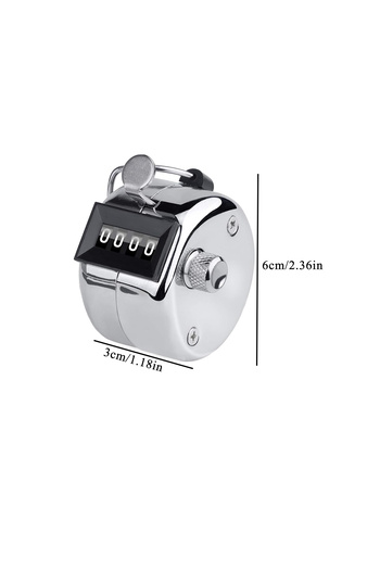 Choice1 B Metal Handheld Tally Counter 4-Digit Number Count Clicker,Mechanical Counters Clickers Pitch Coun.