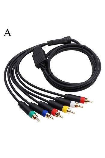 Choice1 Bitfunx RGB/RGBS Cable Sync Video Audio Cable for N64 64 SNES NGC Video Consoles Composite Cable ...