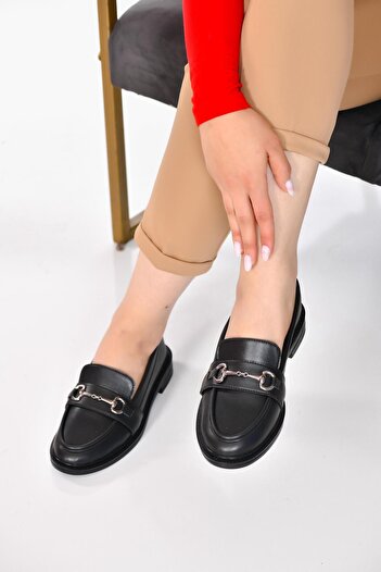 CAPRİ MODA Παπούτσια Oxford Laofer με αγκράφα Casual Orthopedic