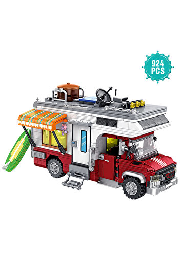 Choice bagged 927PCS Lighting Camper-Van Building Set Camper Vehicles Construction Building Bricks Set for