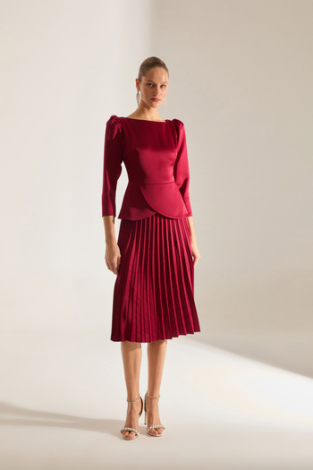 BETTY & SAM Darya Dark Red Bluz