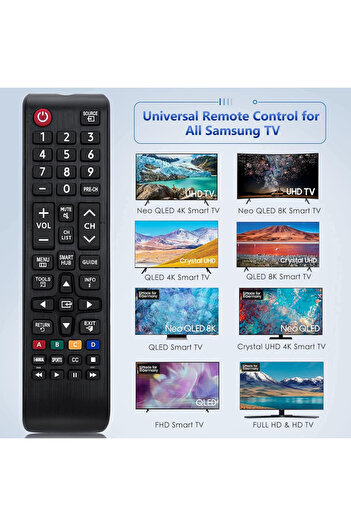 Choice black New TV Remote Control Smart TV Replacement Remote Control BN59-01175N for Samsung TV LED 3D Un