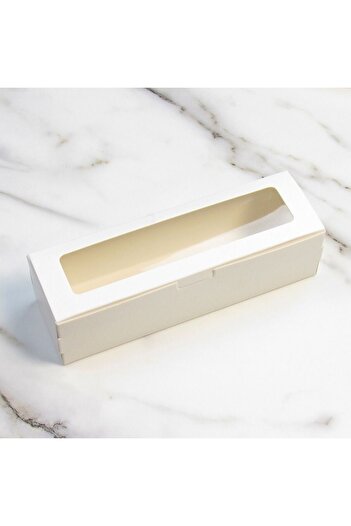 Choice white 20Pcs DIY Paper Box with Window Macaron Gift Box Cake Packaging Box Dessert Transparent Cookie