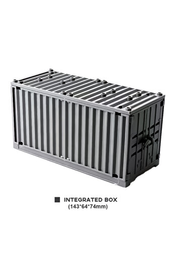 Choice GRAY Military Container Weapon Boxes Bricks Accessories Scene World War 2 WW2 Army Soldiers SWAT Bui