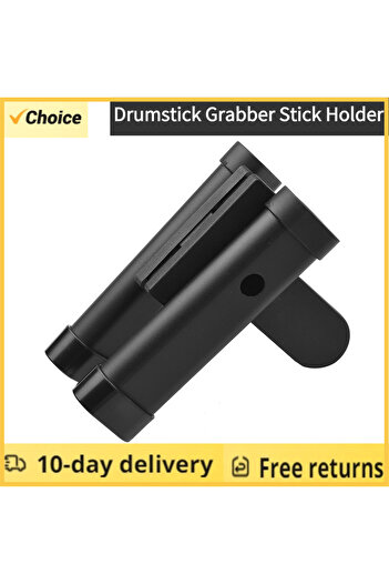 Choice Drumsticks Holder Brush Holder Drumstick Grabber Stick Holder Strong Spring Clamp Mechanism Anti-...