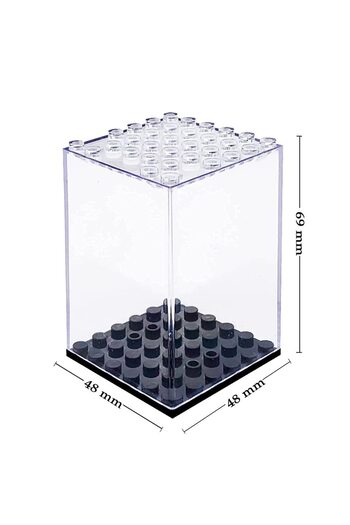 Choice1 Building Block Display Box Small Particles Suitable For Lego Minifigures Clear Desktop Dust Box S...