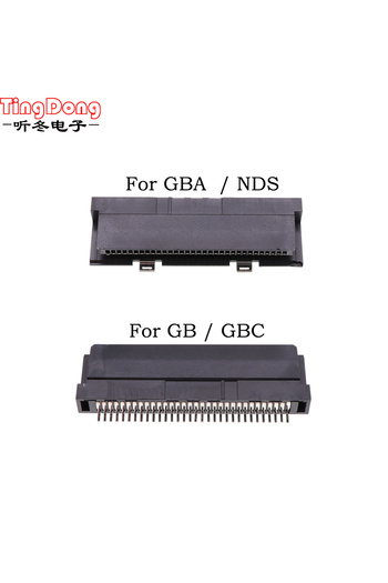 Choice For GB GBC 1PCS For GBA NDS slot 32pin game cartridge card slot connector adapter reader for GameBo