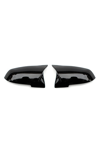 Choice زوج واحد من أغطية مرايا الرؤية الخلفية الجانبية باللون الأسود اللامع لسيارات BMW 1 2 3 4 Series F20 F30 F31 F32 F34 F