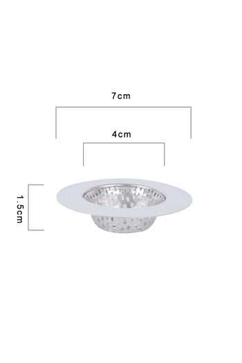 Choice A Hair Catcher Stopper Stainless Steel Bathtub Shower Drain Hole Filter Trap Metal Wire Sink Strain.