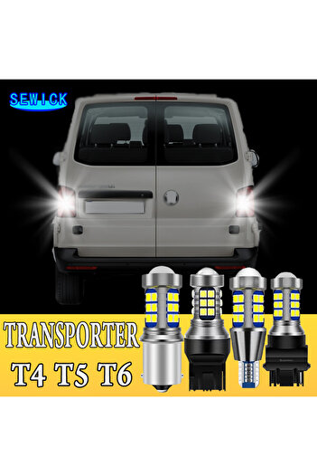 Choice Transporter T4 T5 T6 White 2x Led Reverse Light Backup Bulb Accessories For Vw Volkswagen Transporte