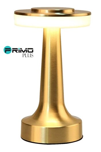 Primo Plus Portable LED Table Lamp With Touch Sensor Gold