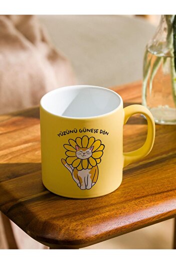 LC Waikiki Lcw Home Mixed Flower Printed Ceramic Mug 320 ml