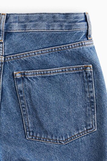 H&M Wide turn-up jeans