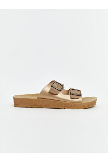 LC Waikiki Γυναικείες παντόφλες διπλές ριγέ LCW STEPS