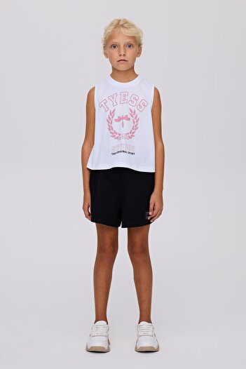 Tyess Λευκό μπλουζάκι για κορίτσια BG Store