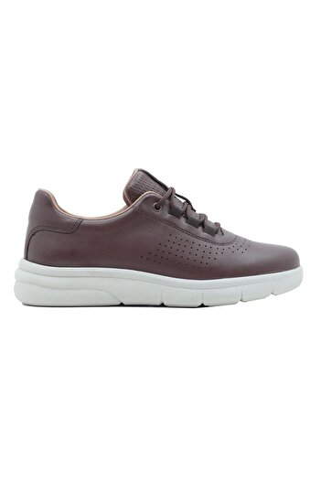 Barmea Genuine Leather Orthopedic Lightweight Women's Shoes - 245 Brown
