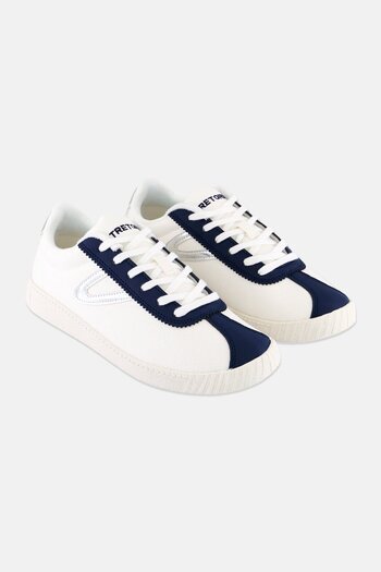 Tretorn Women Medium Lace Up Casual Shoes, Navy