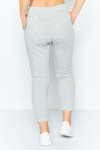 Puma Women Regular Fit Heather Training Sweatpants, Light Grey