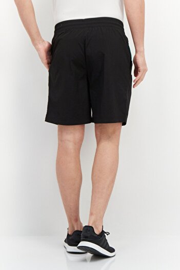 Puma Men Relaxed Fit Brand Logo Training Shorts, Black