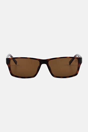 Timberland Men TB9297 Rectangle Sunglasses, Brown