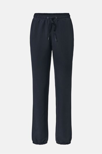Tchibo Women Regular Fit Solid Softshell Joggers Pants, Navy