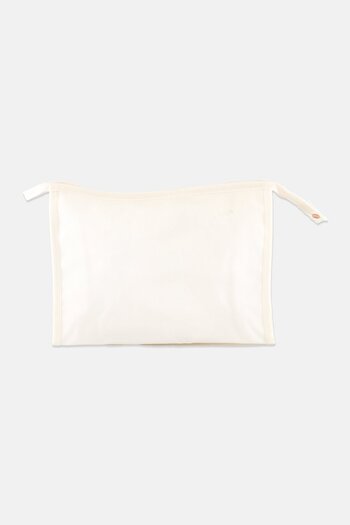 Muy Mucho Women Toiletry Bag 23,5 H x 7,5 L x 15 W cm, Off White