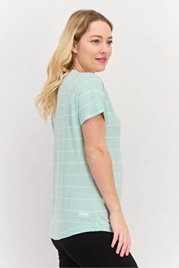 Puma Women Sportswear Fit Short Sleeves Training Top, Mint Green